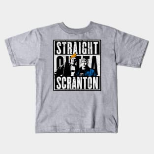 Straight Outta Scranton (Variant) - Lazy Scranton Kids T-Shirt